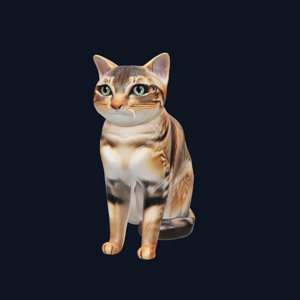 Realistic Domestic Cat Model Pack